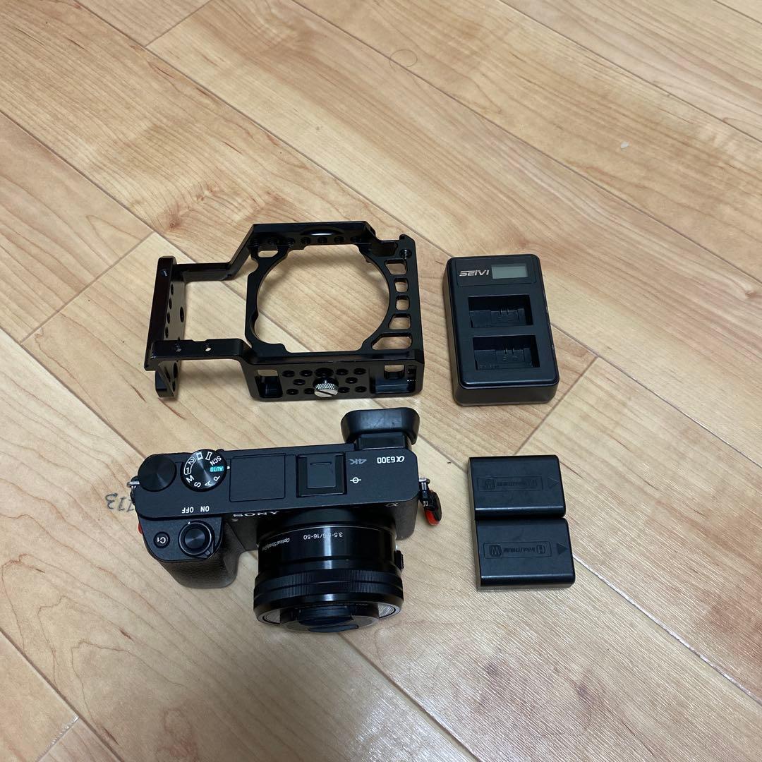SONY α6300 ミラーレスカメラ バッテリー2個付き