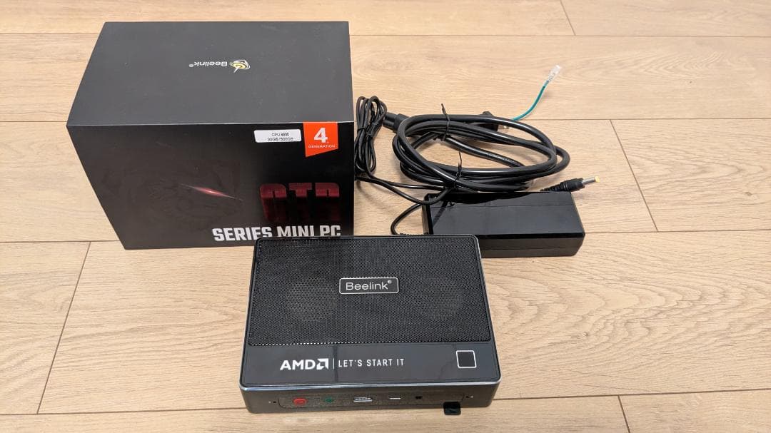 Beelink GTR4 ミニPC Ryzen9 4900H Windows11