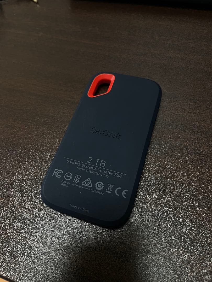 SanDisk Extreme ポータブルSSD 2TB