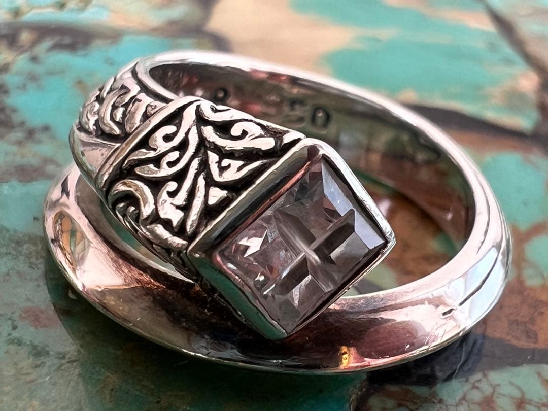 zocalo silver950×ジルコニアリング