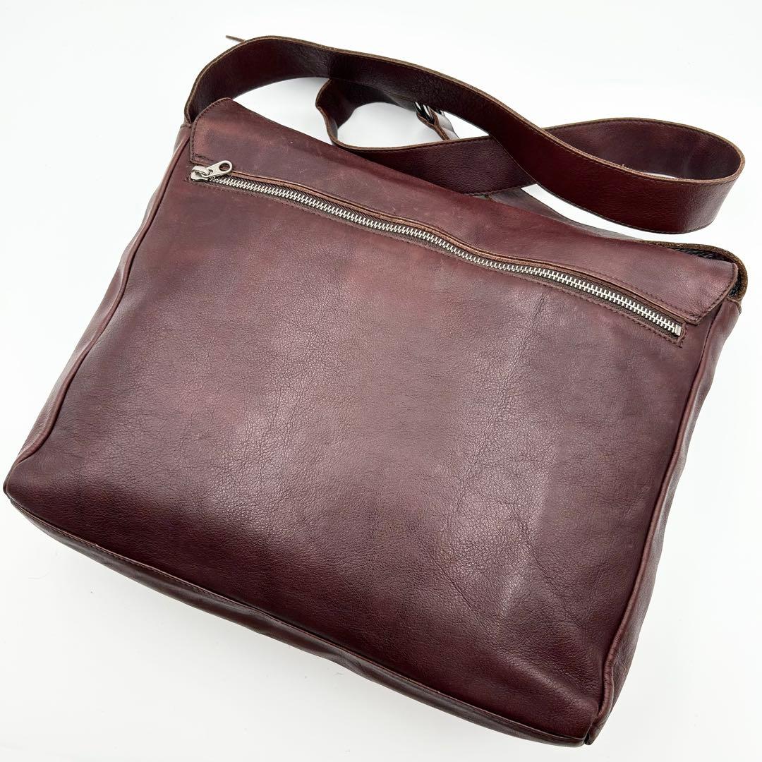 希少✨ ジャンポールゴルチエ メッセンジャーバッグ 斜め掛け A4収納可 レザー