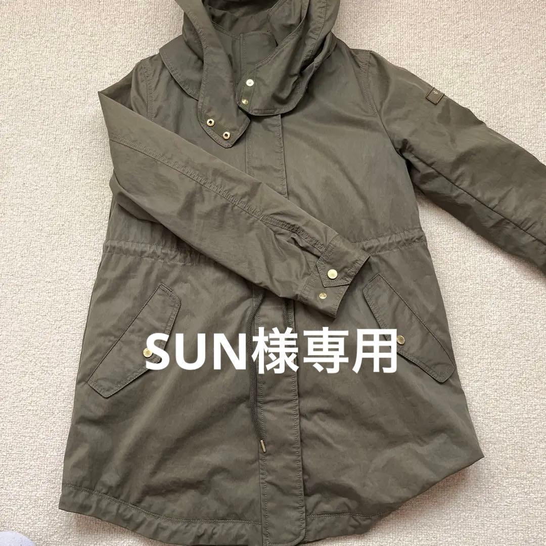 SUN⭐︎TATRAS フード付きモッズコート オリーブグリーン　Sサイズ