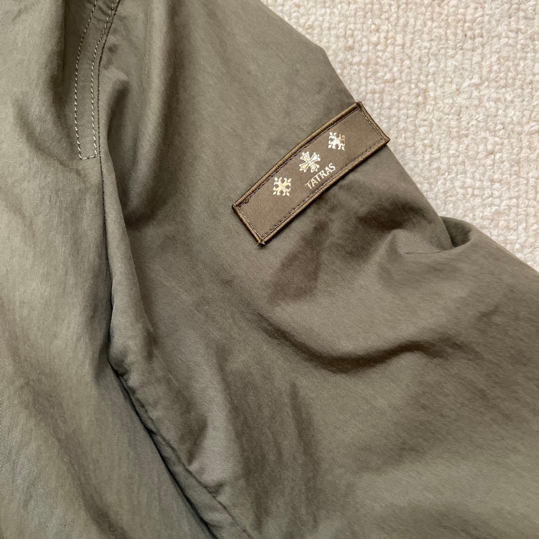 SUN⭐︎TATRAS フード付きモッズコート オリーブグリーン　Sサイズ