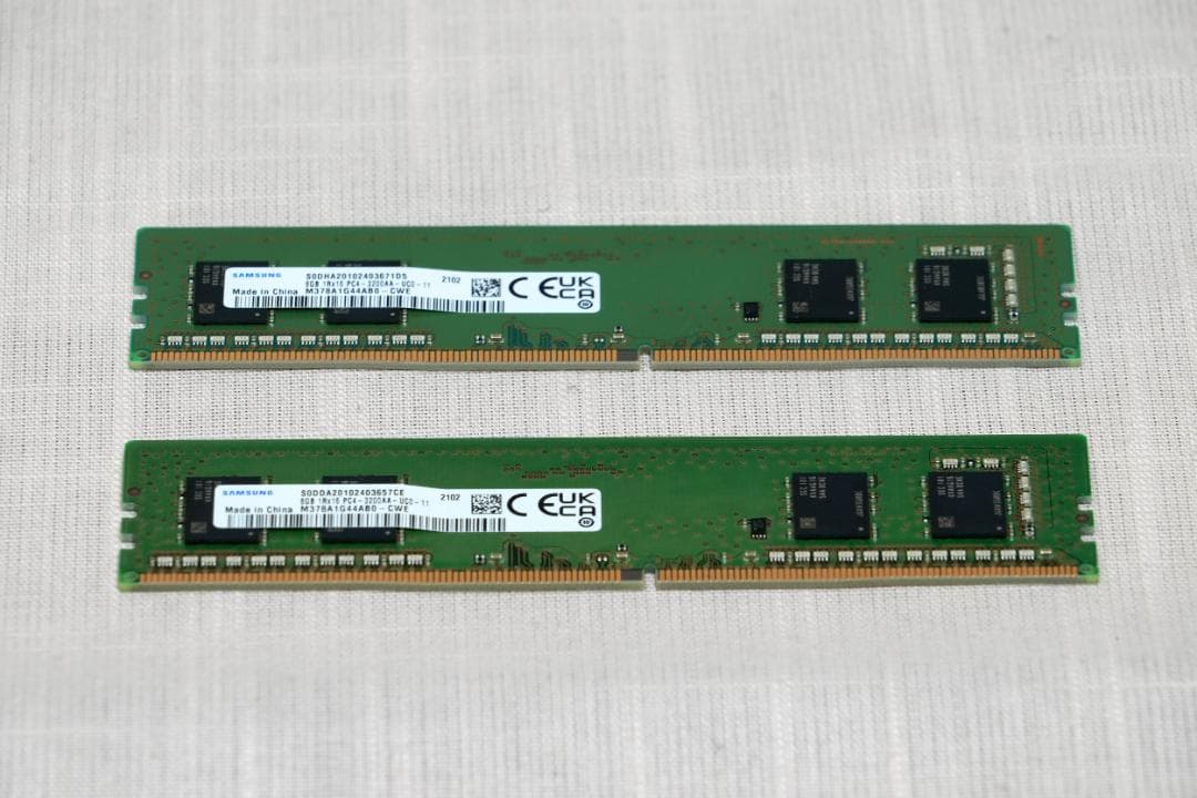 【DDR4-3200 8GB・2枚】SAMSUNG デスクトップ用メモリ