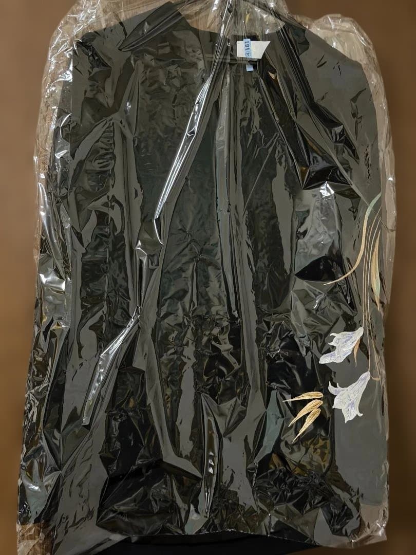 mame kurogouchi 百合刺繍ブラウス size1 BLACK