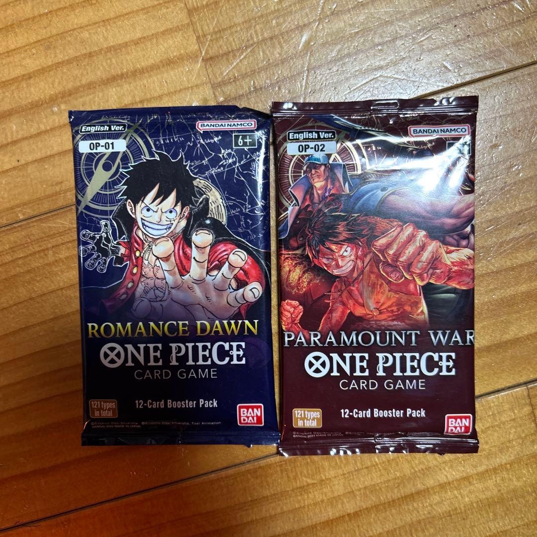 ワンピース カードゲーム ブースターパック 2種セット