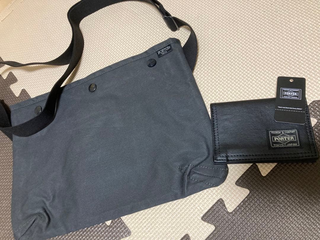 PORTER サコッシュと名刺入れのセット
