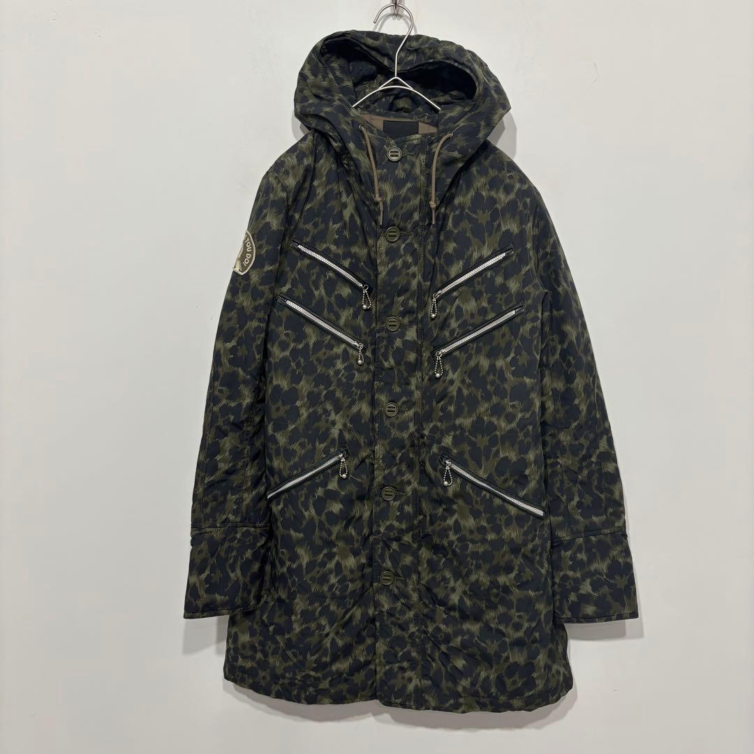 ヒステリックグラマー　プリマロフト レオパード ガール ワッペン 中綿 コート