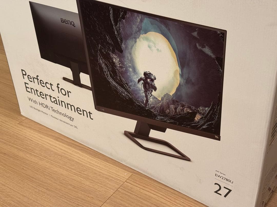 BenQ EW2780U （27インチ IPS 4K HDR10対応)