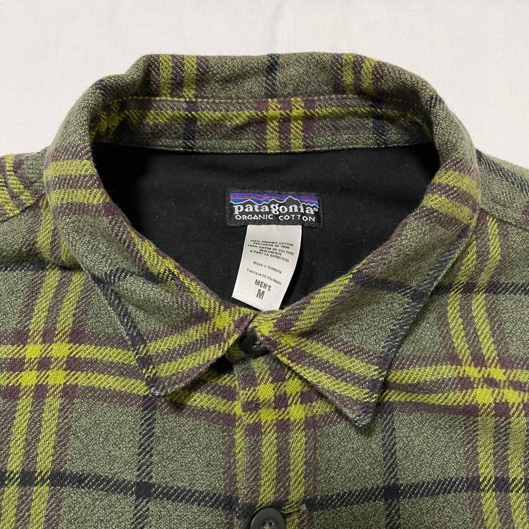 patagonia チェック柄ネルシャツ