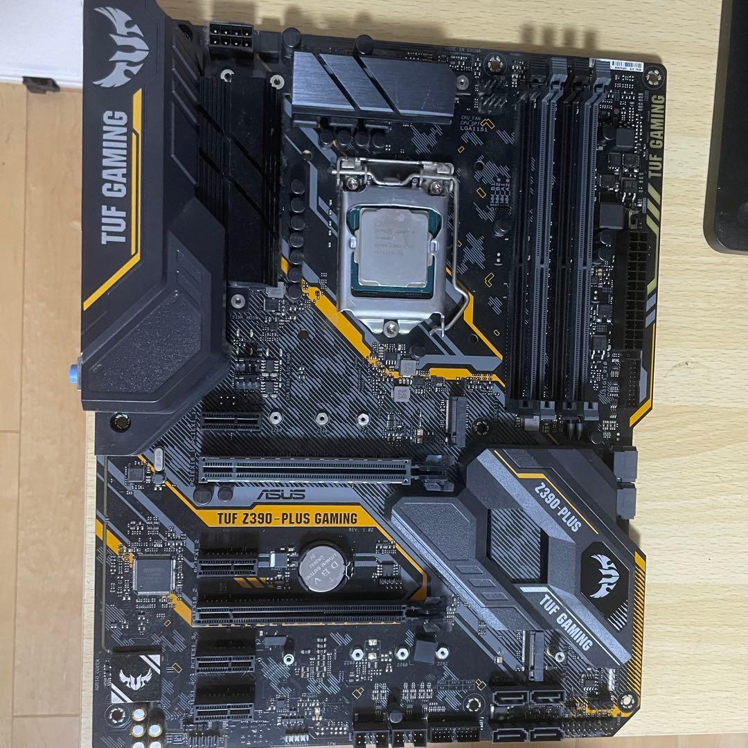 マザーボード i5-9400F & ASUS TUF Z390-PLUS GAMING