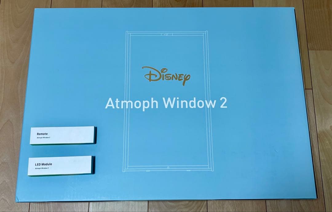 【未使用】Atmoph Window 2 ディズニー + LED、リモコン