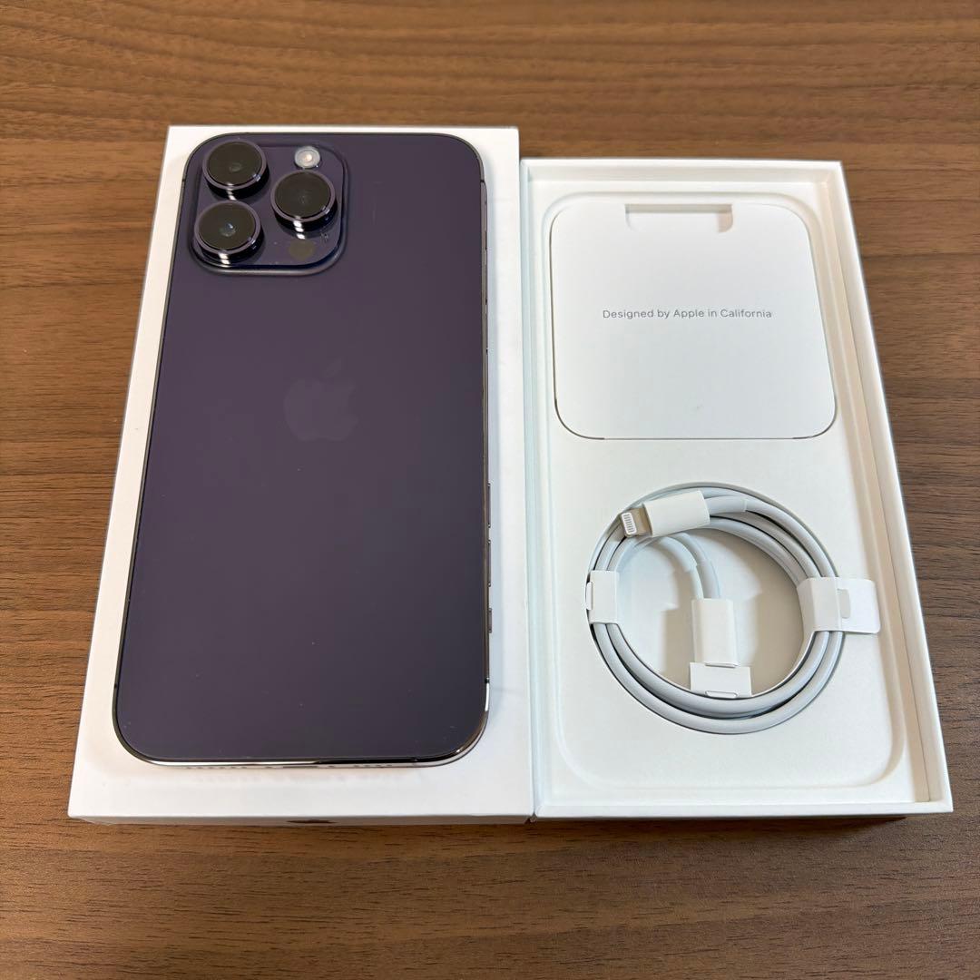 【超美品】14 Pro Max 256GB SIMフリー 4K撮影可