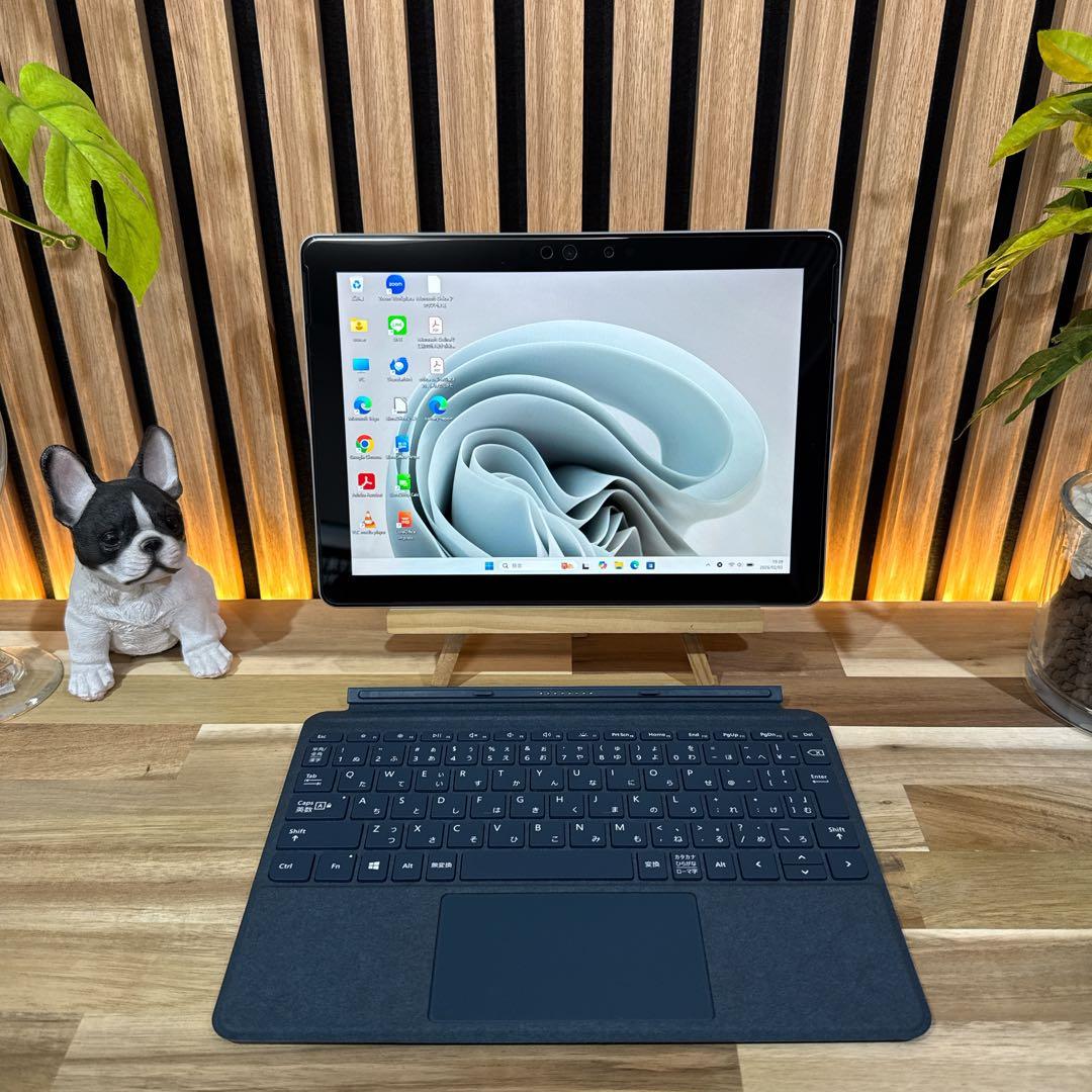 美品 2in1‼️Surface Go☘プラチナ☘タッチパネル式☘ノートパソコン