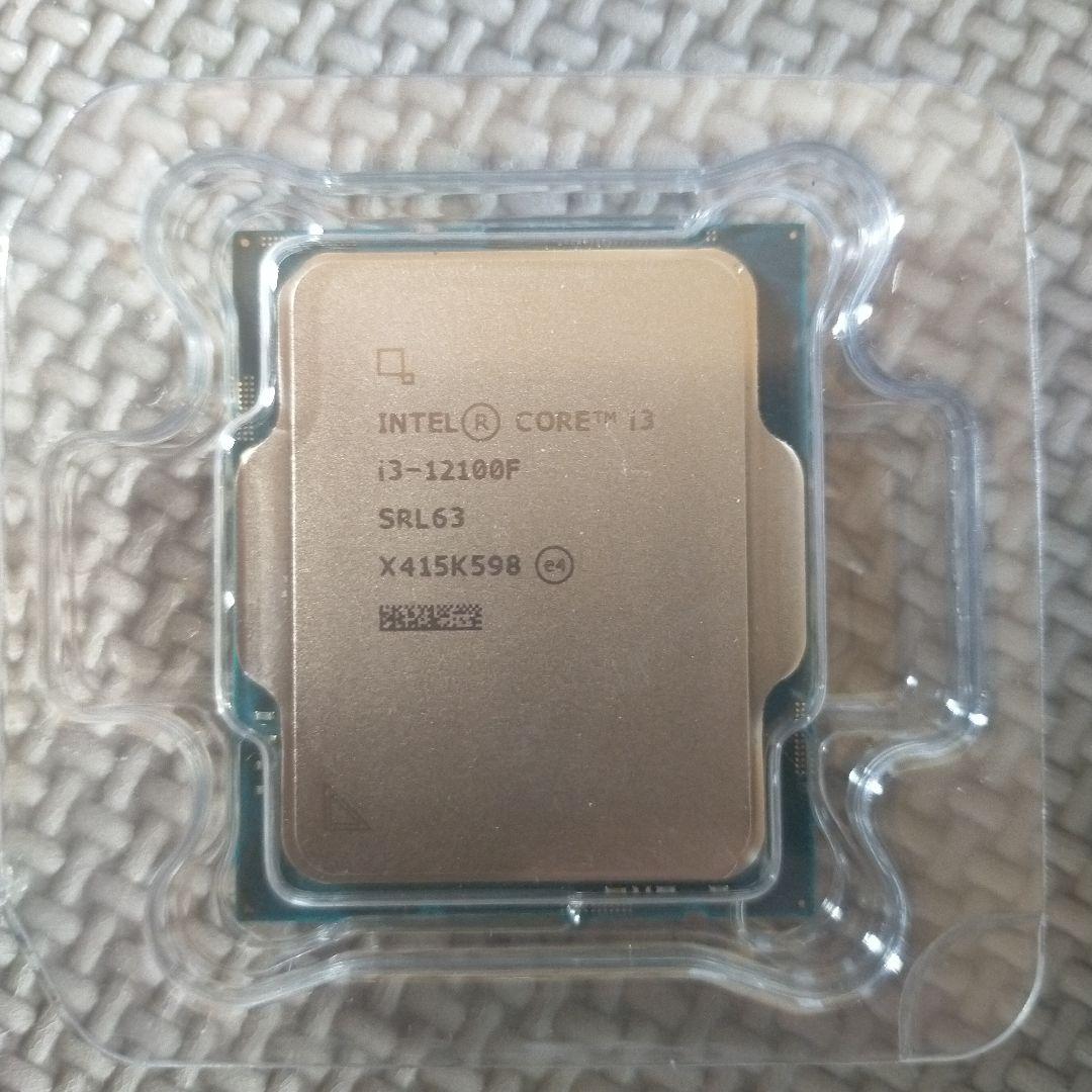 新品Intel i3-12100F CPU