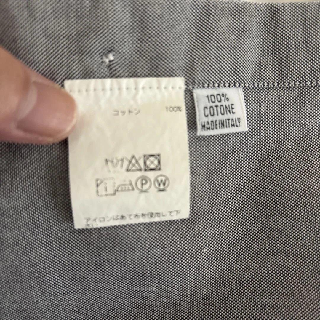 ノブ／フィナモレ／コットンシャツ／オックスフォード／ブルー