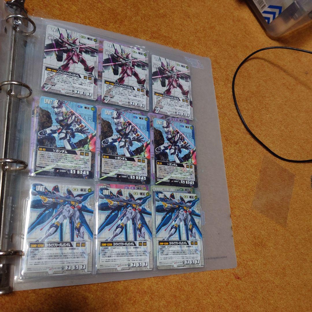 ガンダムウォー　青単　ユニコーンデッキ　パーツセット