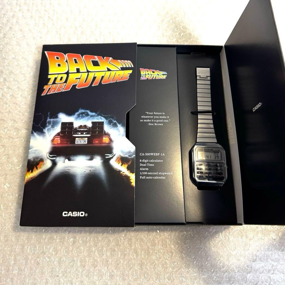 CASIO腕時計 BACK TO THE FUTUREコラボ カシオ　新品未使用