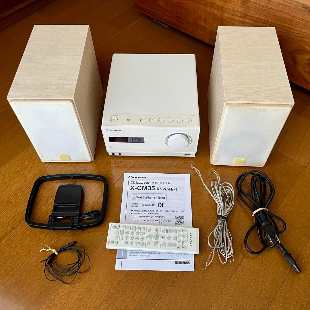 ミニコンポ Pioneer X-CM35 ホワイト