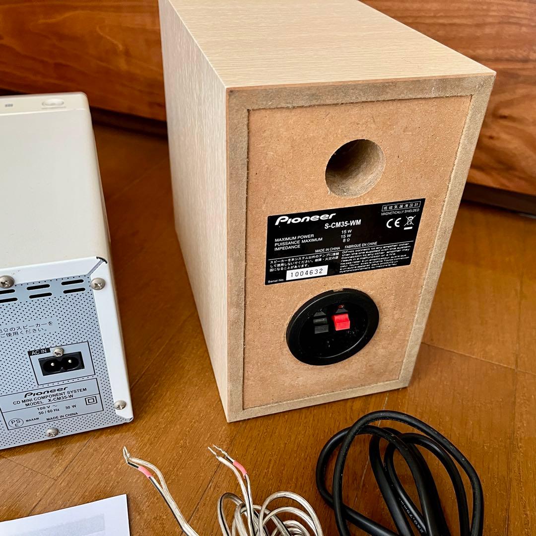 ミニコンポ Pioneer X-CM35 ホワイト