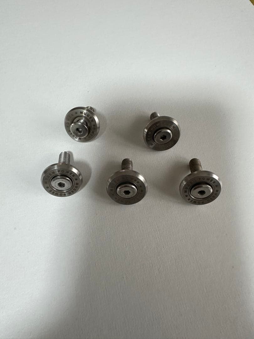 無限ナンバープレートロック用ボルト5個セット