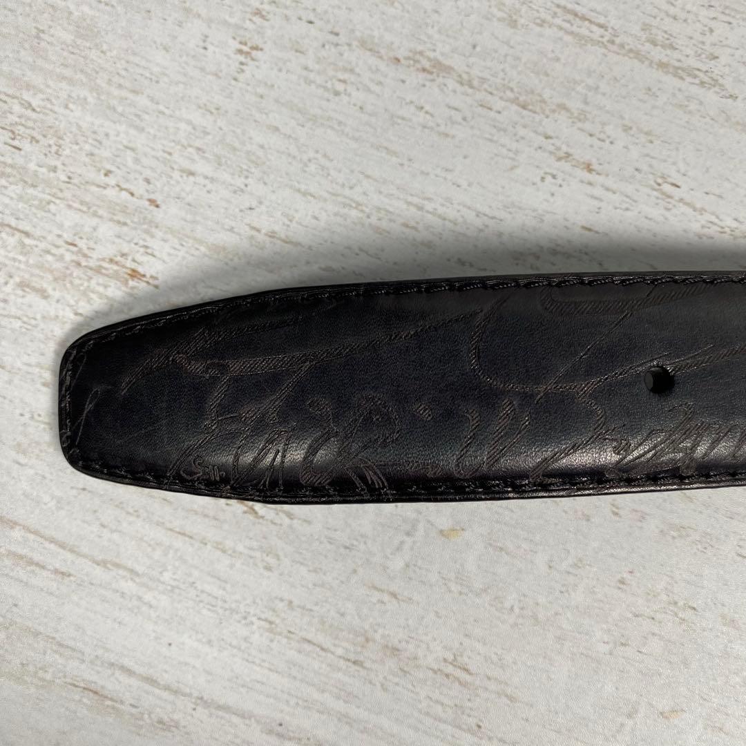 美品 ベルルッティ Berluti ベルト 本革 中古 正規品 サイズ90/36