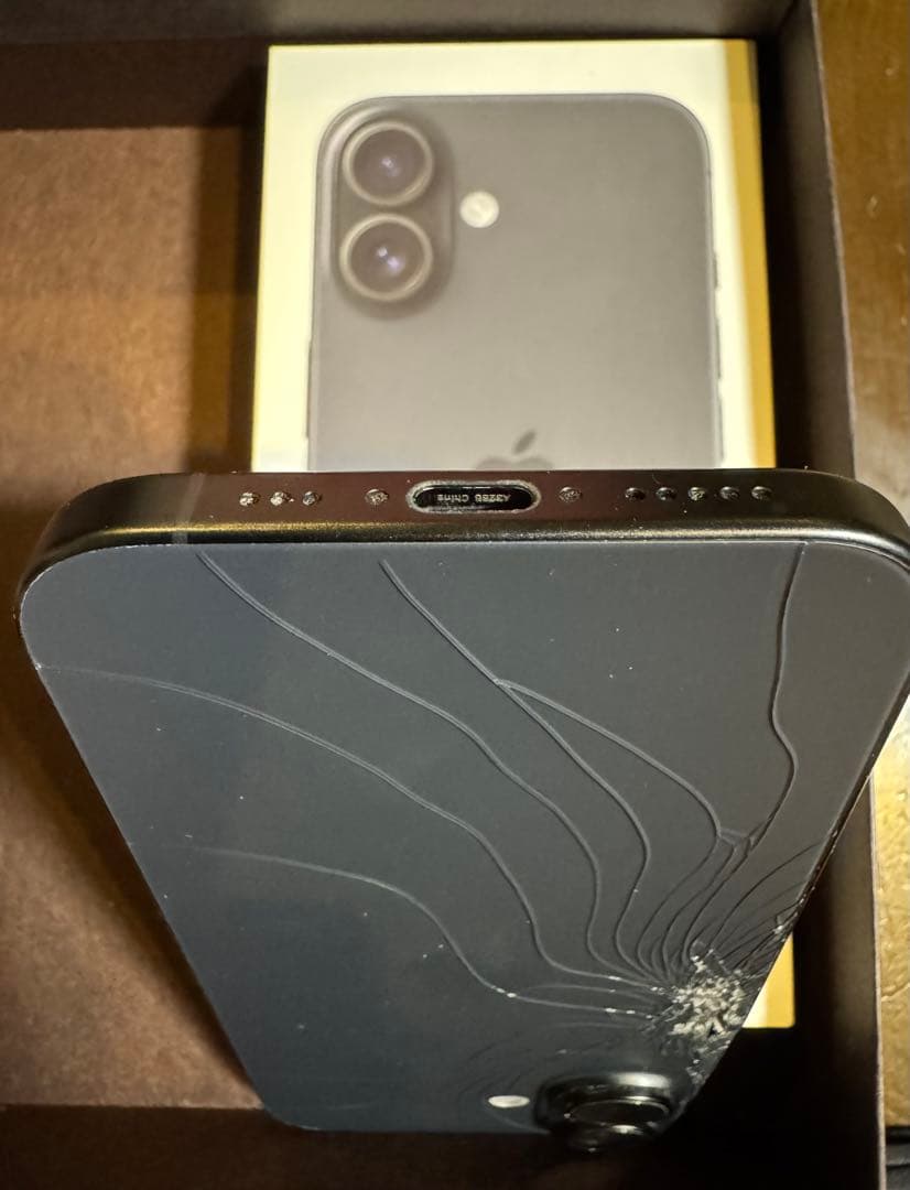 【ジャンク扱い】iPhone 16 ブラック 本体 256GB