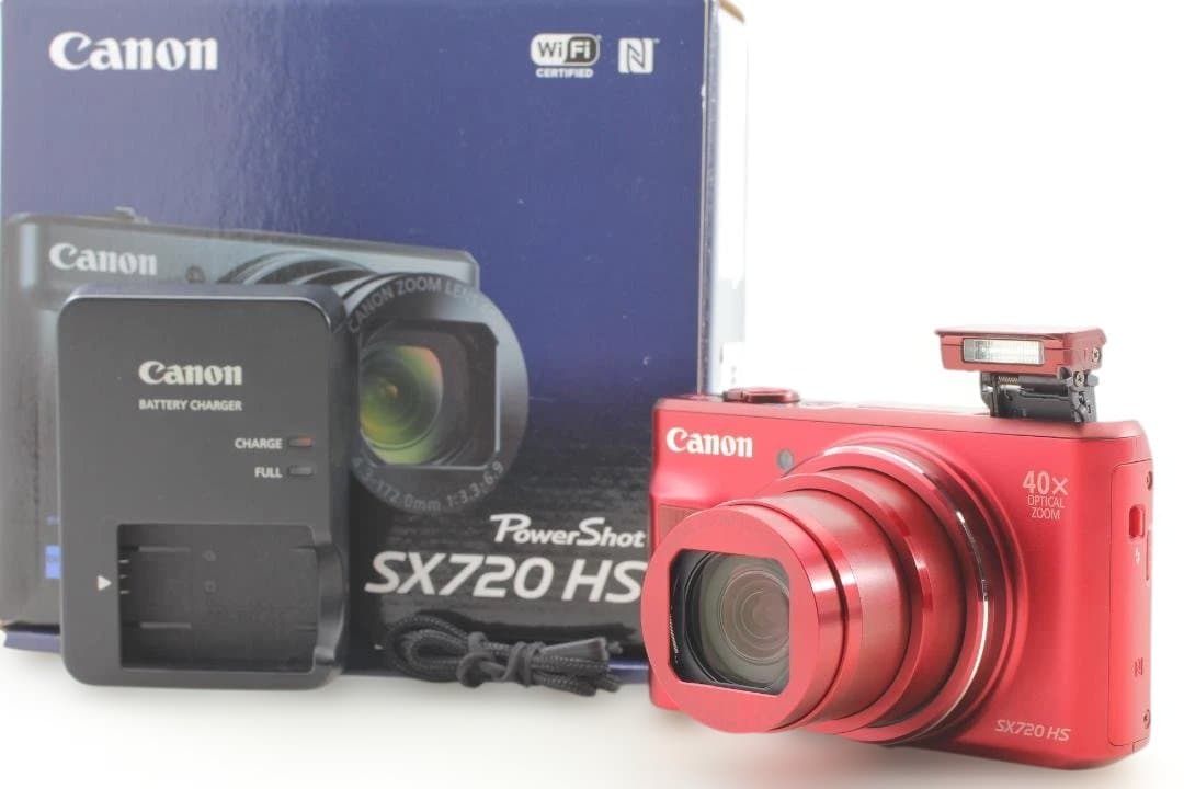 Canon PowerShot SX720 HS レッド 32GB SDカード