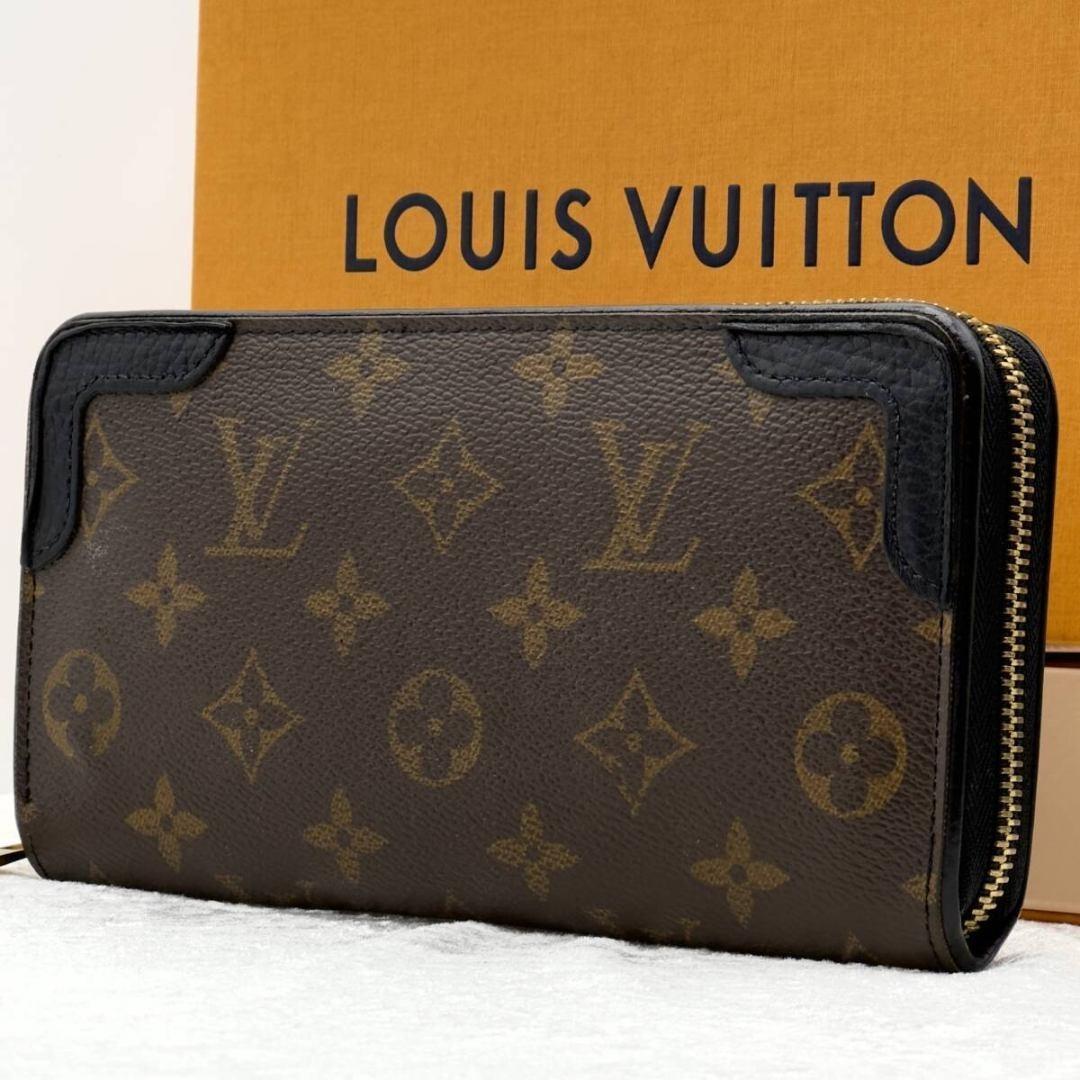 ルイヴィトン モノグラム ジッピーウォレット レティーロ 財布 ブラック