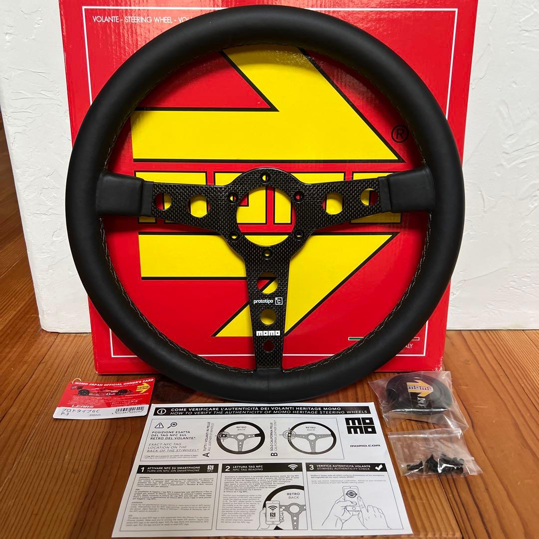 MOMO PROTOTIPO 6c カーボンスポーク P-3 35φ 日本正規品