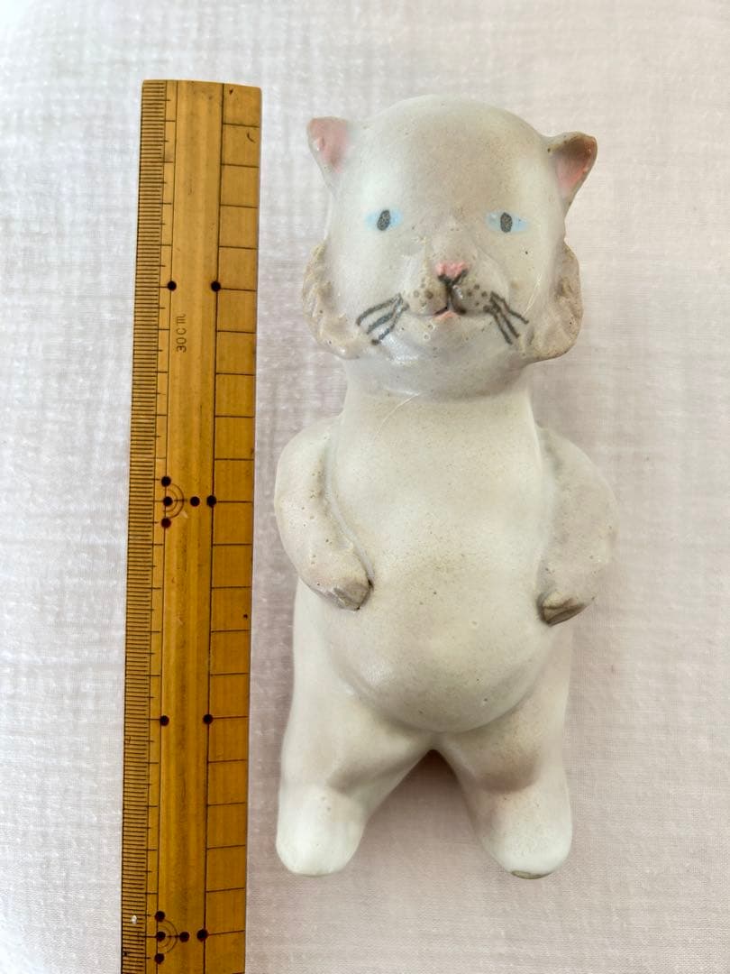 増田光　壁掛け花瓶　猫