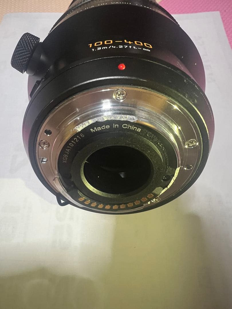 部品分解品，LUMIX 100-400mm ズームレンズ