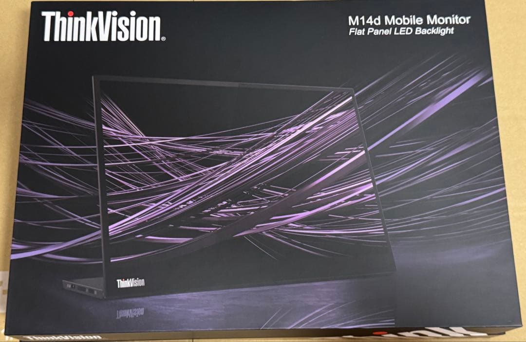 モバイルモニター　Lenovo レノボ　Thinkvision M14d