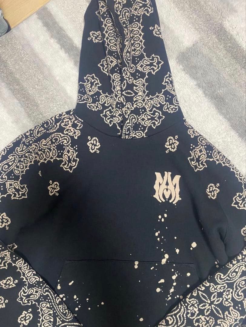 AMIRI バンダナ柄 パーカー