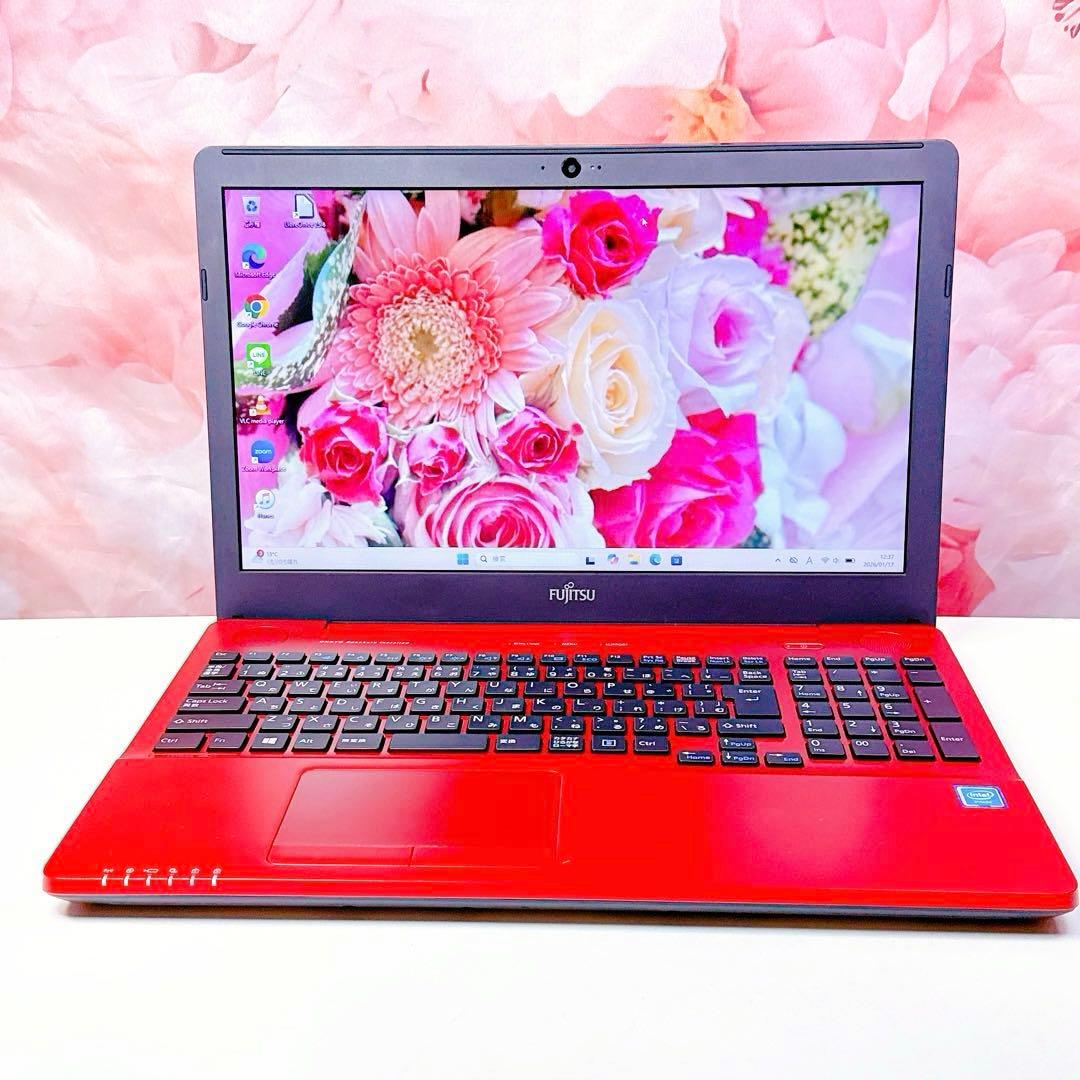 美品✨新品快適SSD✨windows11 ノートパソコン✨オフィス カメラ 薄型