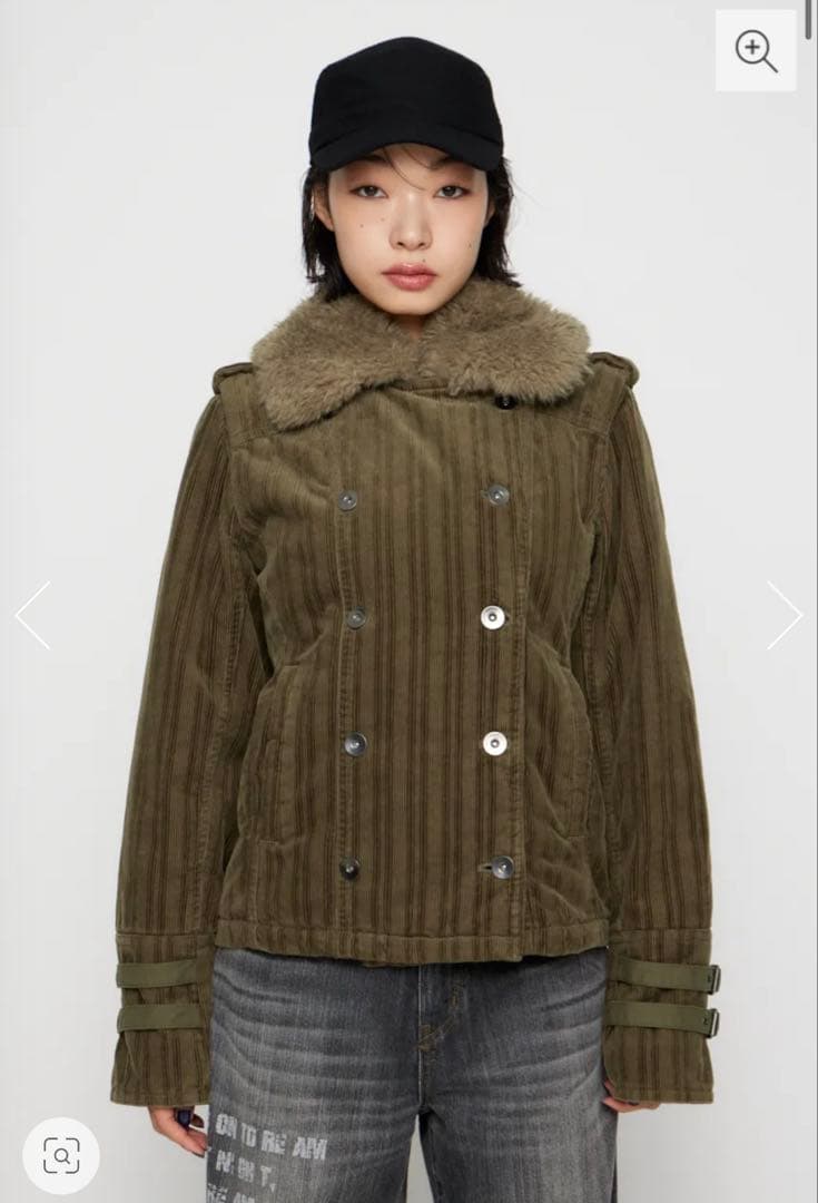 LAGUA GEM CORDUROY BOA ジャケット カーキ新品ラグアジェム