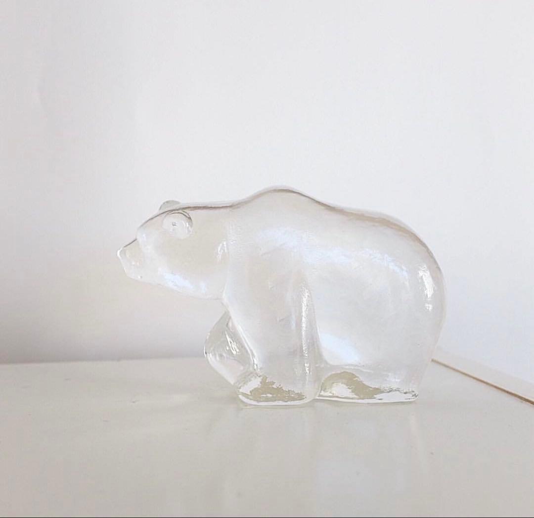 フィンランドHumppila ヴィンテージ ガラス　ベア