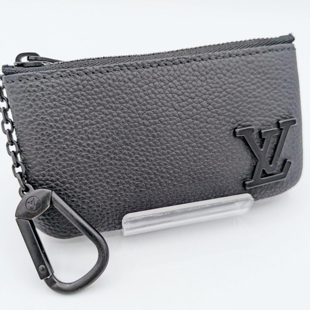 Louis Vuitton ブラック ヴィトン LV アエログラム ケース