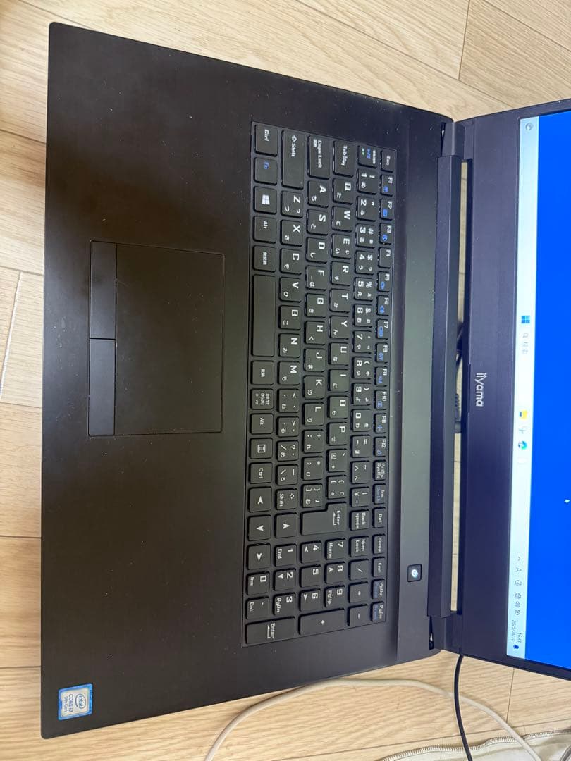 iiyama ノートパソコン256gb 8gb i7 17インチ