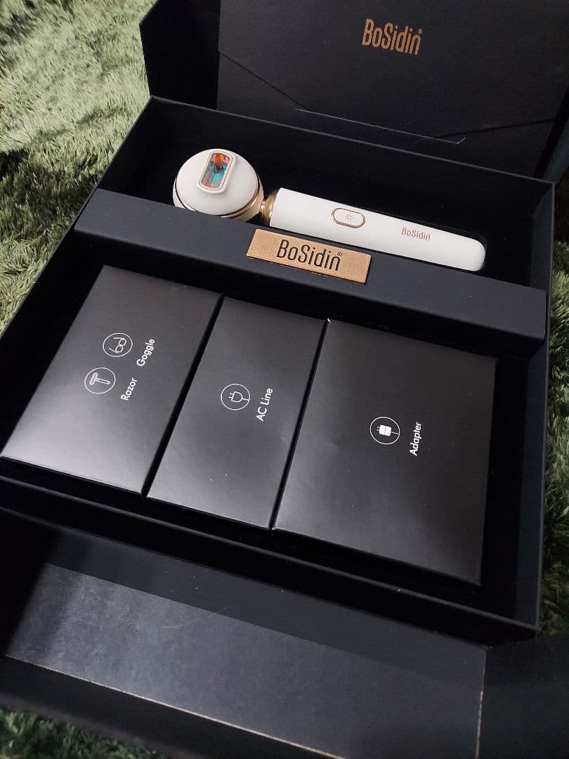 BoSidin 脱毛器 ホワイト ゴールド