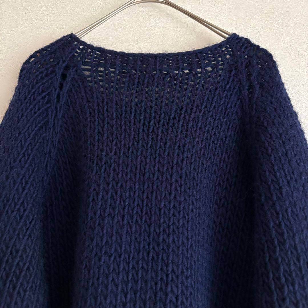 マイアミベーシック ウール ベーシック セーター ローゲージ ラグランスリーブ