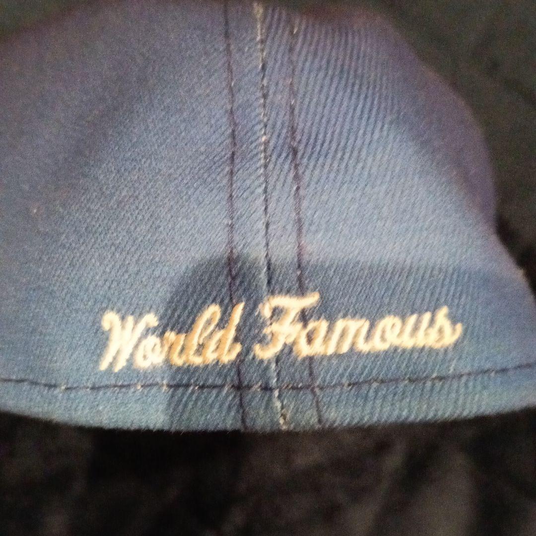 Supreme シュプリーム キャップ 7 5/8 ニューエラ ブルー