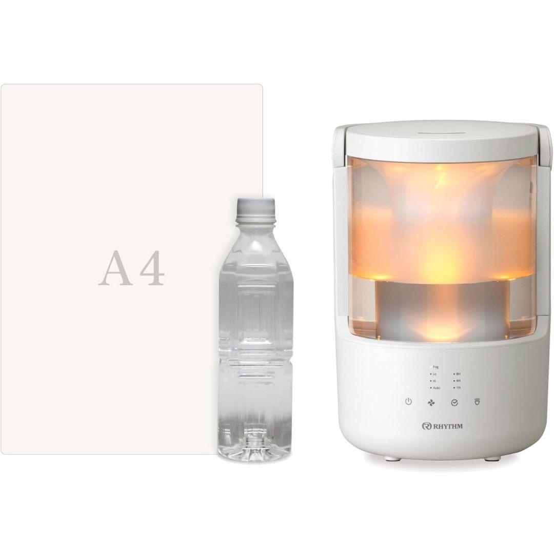 RHYTHM リズム 加湿器 超音波式 木造4畳 鉄筋7畳 ウォームグレー