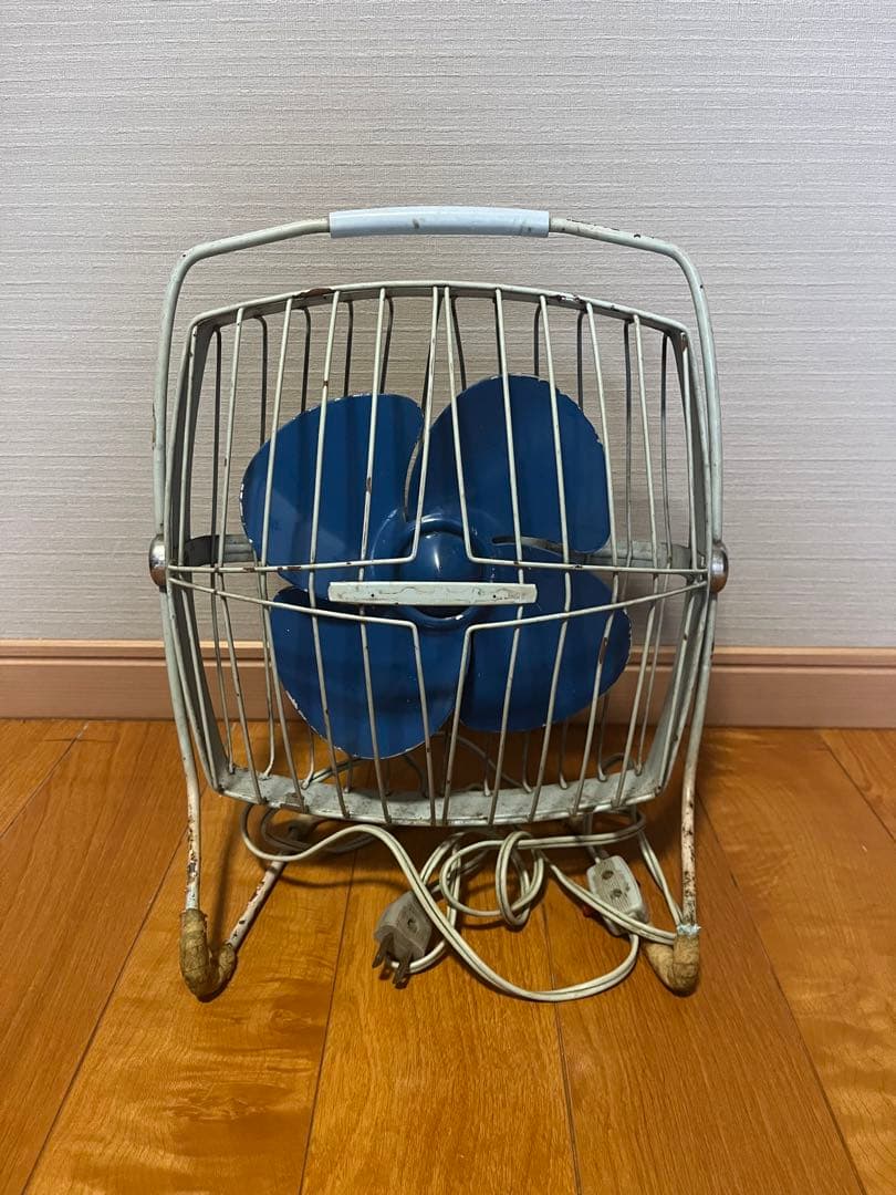 昭和レトロ sanyo 扇風機 鉄扇 三洋電機 レトロ扇風機 ビンテージ