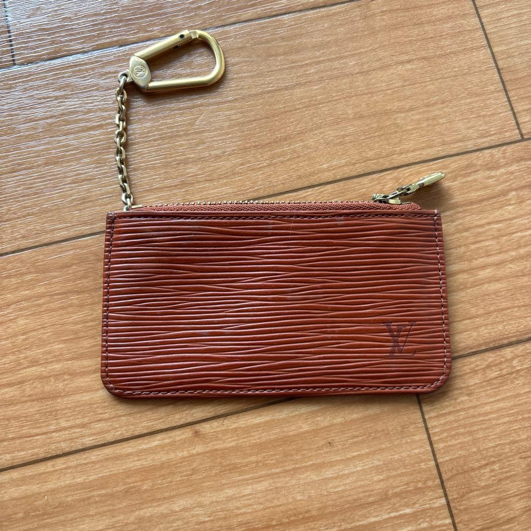 LOUIS VUITTON ルイヴィトン ポシェットクレ ケース ブラウン
