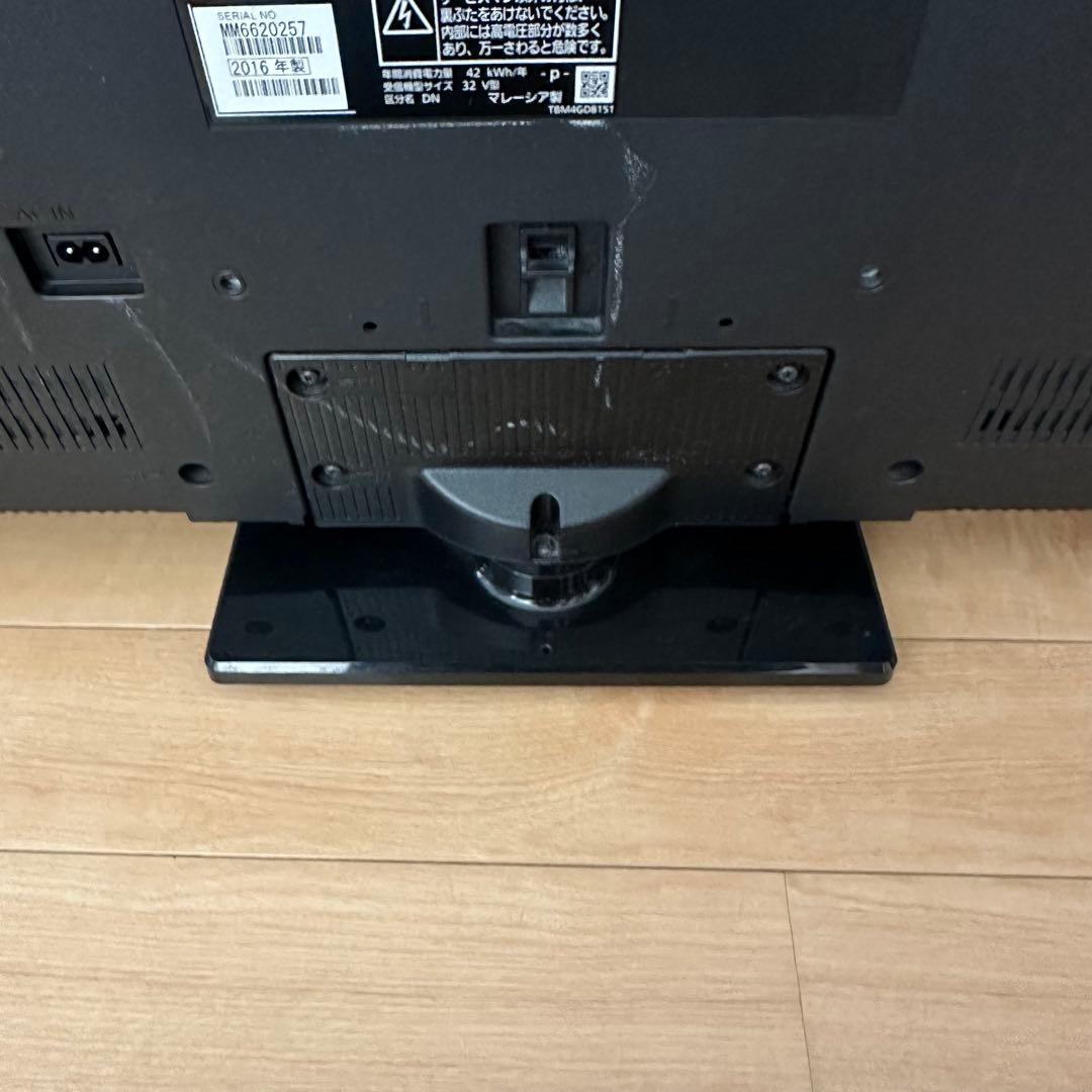 32型液晶テレビ パナソニックVIERA 2016年製 TH-32D305