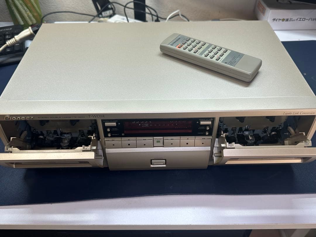 【希少美品】パイオニアステレオダブルカセットデッキT−WD5R