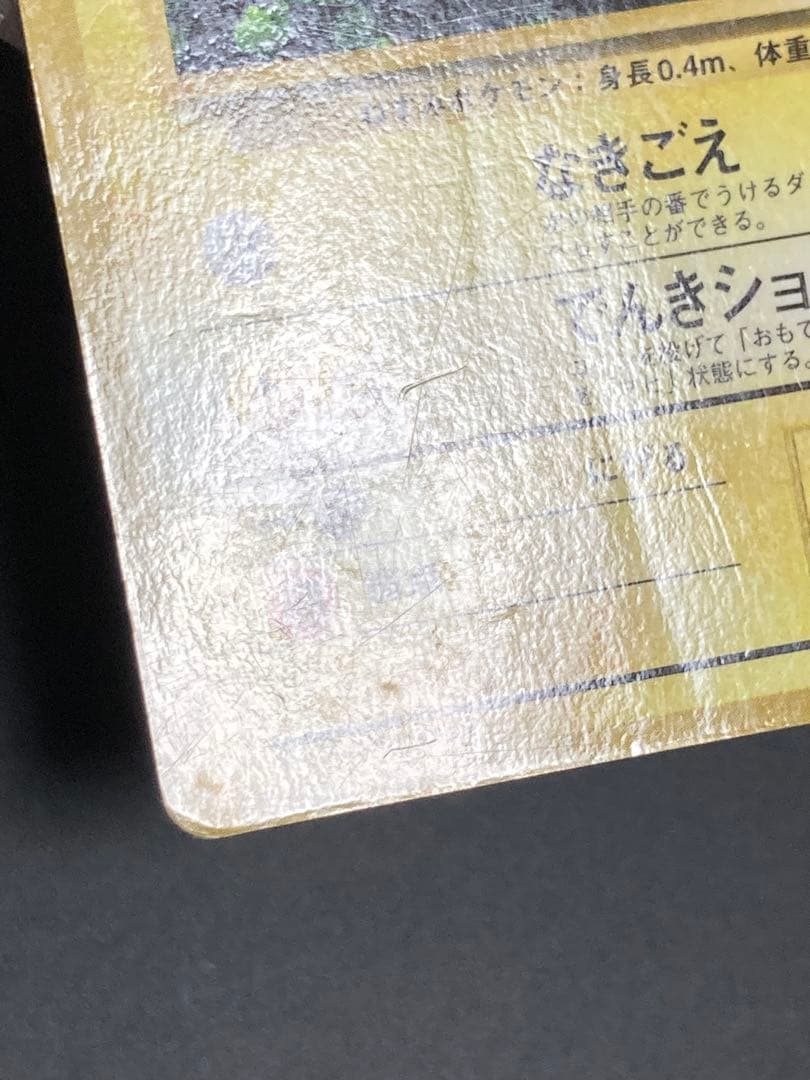 ピカチュウ　コロコロコミック　光沢あり　ken sugimori 表記　旧裏面