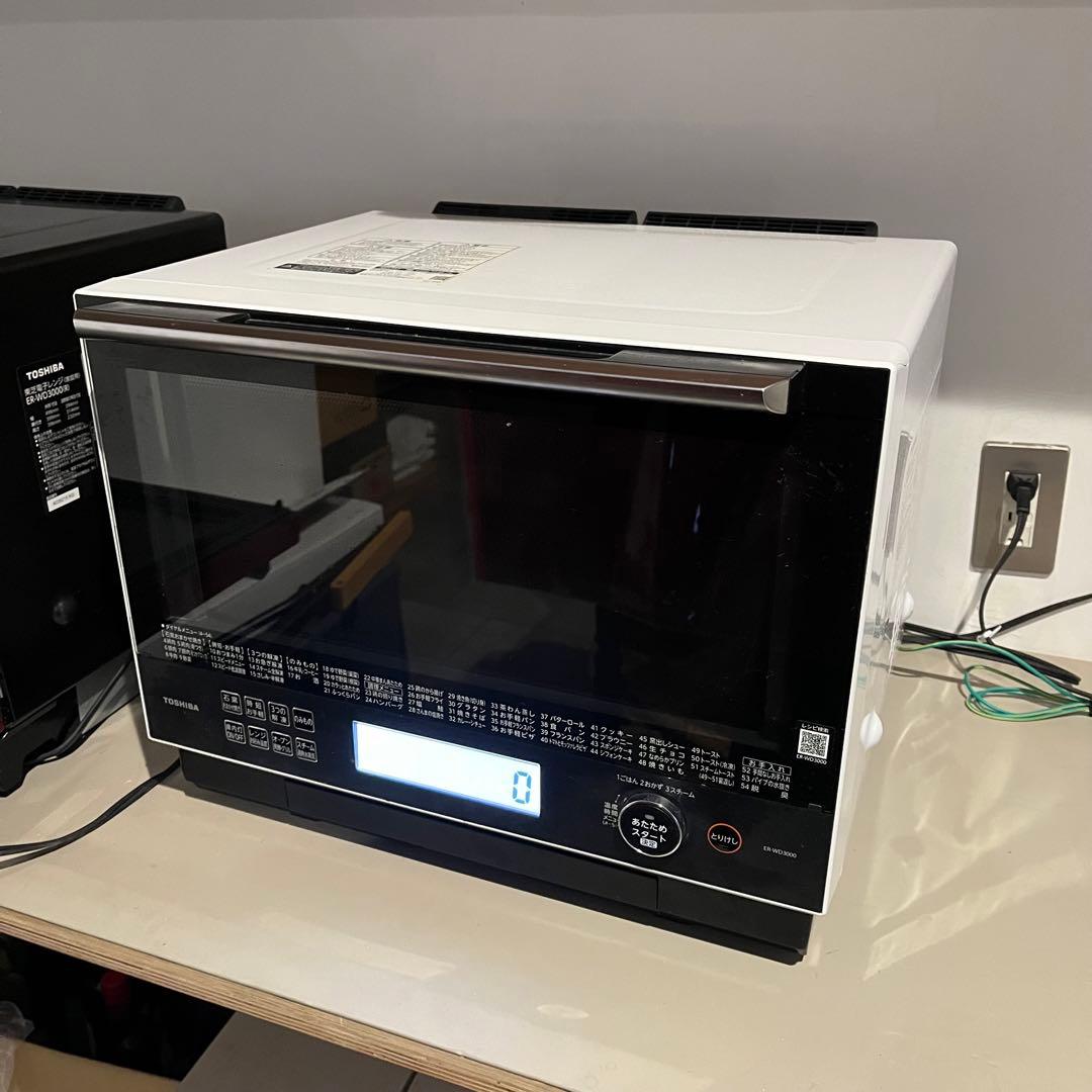 TOSHIBA 石窯オーブンレンジ　ER-WD3000(W)