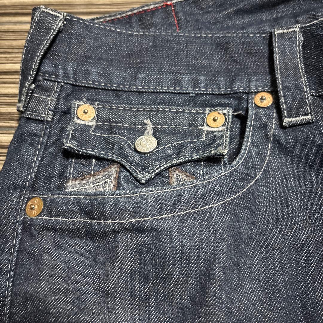 は*と様 TRUE RELIGION RICKY 34 ダークデニム